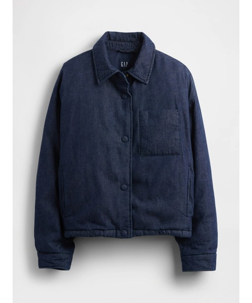 GAP(ギャップ)の「デニム パファージャケット(デニムジャケット・レディース・インディゴブルー・M/XS/S/L/XXS)」の5枚目の写真