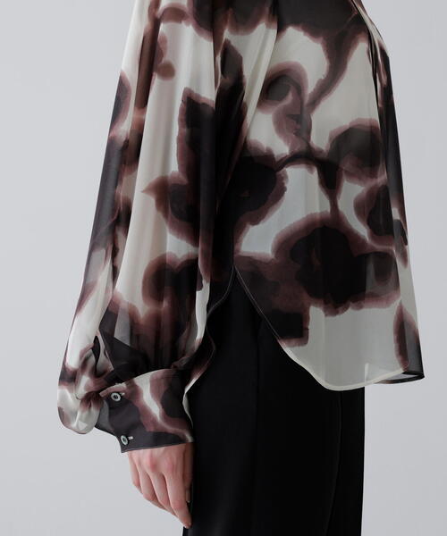 ◇ロールシャッハプリントブラウス（シャツ/ブラウス）｜ADORE