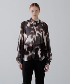 MEDI SHEER DAMASK JACQUARD BLOUSE（シャツ/ブラウス）｜Ameri
