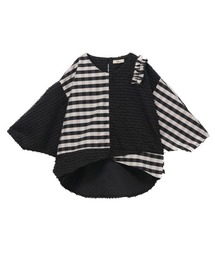 unica（ユニカ）の「ブロックチェックフリンジドルマンブラウス（シャツ/ブラウス）」