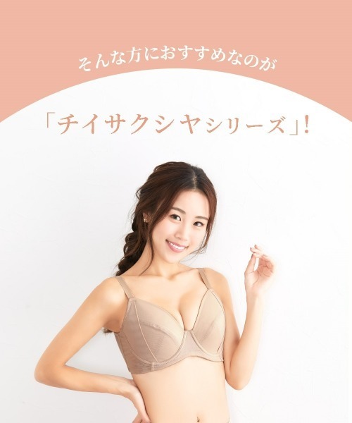 Nissen glamor(ニッセングラマー)の「【大きい胸】胸を小さく見せる ブラジャー シンプルタイプ(D85~F95)(ブラジャー・レディース・ベージュ/ブラック・D85/D90/F85/F90/F95/E90/E95)」の5枚目の写真