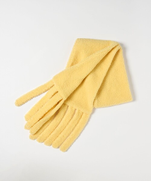 CITEN（シテン）の「＜CITEN＞ボアイカマフラー（マフラー・レディース・オフホワイト/クリーム/ロイヤルブルー・FREE）」の4枚目の写真