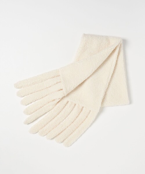 CITEN（シテン）の「＜CITEN＞ボアイカマフラー（マフラー・レディース・オフホワイト/クリーム/ロイヤルブルー・FREE）」の8枚目の写真