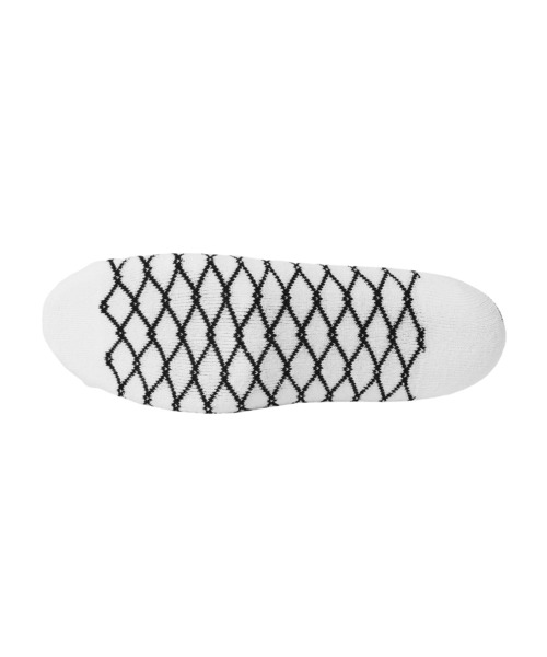 HUF(ハフ)の「BROKEN FENCE SOCKS(ソックス/靴下・メンズ・ブラック/ホワイト・O/S)」の3枚目の写真