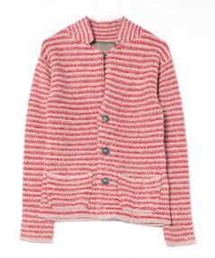 TWEED CROPPED JACKET MULTICOLOR LACE（その他アウター）｜Mardi