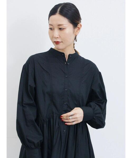 Samansa Mos2 blue（サマンサモスモスブルー）の「切り替えギャザーチュニックブラウス（シャツ/ブラウス・レディース・ブラック/シルバーグレー/レッド系その他・F）」の19枚目の写真