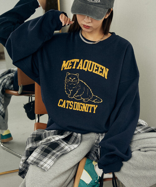 セール】PUBLUX/パブリュクス METAQUEEN フロッキー キャット 裏起毛