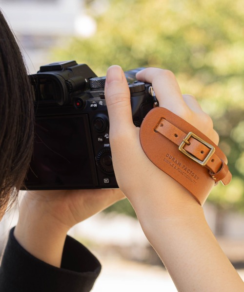 DURAM ドゥラム カメラハンドストラップ 本革 レザー 一眼レフ 17005