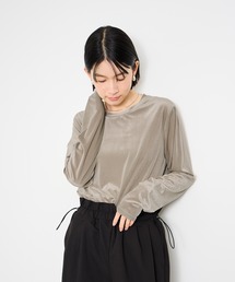 Idnes ベロアロングスリーブ