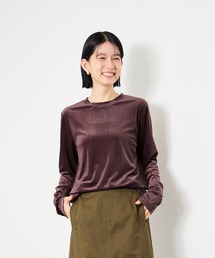 Idnes ベロアロングスリーブ