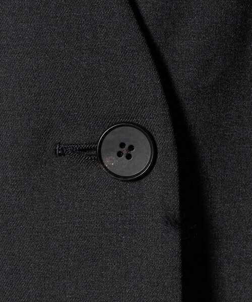 BEAUTY&YOUTH UNITED ARROWS(ビューティーアンドユースユナイテッドアローズ)の「ポリエステルレーヨン ノーカラー1ボタンジャケット(ノーカラージャケット・レディース・ダークグレー/モカ・M/S)」の17枚目の写真