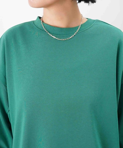 LUCA/LADY LUCK LUCA（ルカ/レディラックルカ）の「LC/LLL ボリュームスリーブ裏毛プルオーバー（スウェット・レディース・グリーン/オートミール/ブラック・FREE）」の22枚目の写真