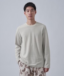 ハニカムジャージ クルーネック ロングスリーブTシャツ