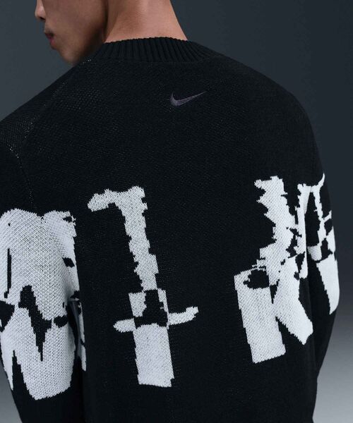 NIKE（ナイキ）の「ナイキ スポーツウェア メンズ ニット クルーネック セーター / Nike Sportswear Men's Knit Crew-Neck Sweater IM7566-010 Black（ニット/セーター・メンズ・ブラック・M/L/XL/S/2XL）」の15枚目の写真