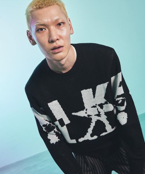 NIKE（ナイキ）の「ナイキ スポーツウェア メンズ ニット クルーネック セーター / Nike Sportswear Men's Knit Crew-Neck Sweater IM7566-010 Black（ニット/セーター・メンズ・ブラック・M/L/XL/S/2XL）」の6枚目の写真