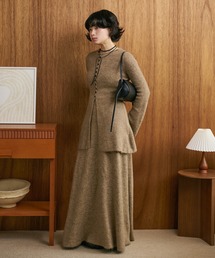 LAULEN（ローレン）の「button slit knit set up /フロントボタンスリットニットセットアップ（セットアップ）」