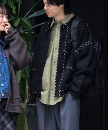 GLOSTER | 【ユニセックス対応】ハンドステッチニットジャケット(カーディガン/ボレロ)