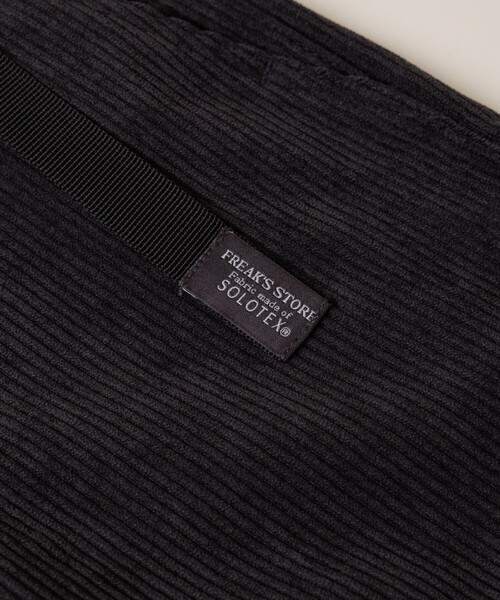 FREAK'S STORE（フリークスストア）の「コーデュロイ SOLOTEX ウェービングベルトパンツ / CORD ソロテックス WEBBING BELT PANTS（その他パンツ・メンズ・チャコールグレー/ブラック/ブラウン/ベージュ・SMALL/MEDIUM/LARGE）」の8枚目の写真