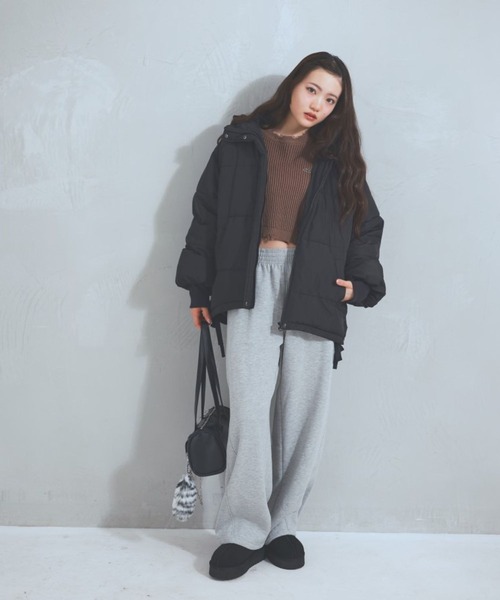 repipi armario（レピピ アルマリオ）の「ルーズキモウスウェットパンツ（スウェットパンツ・キッズ・アイボリー/グレー/ブラック・SMALL/LARGE/MEDIUM）」の21枚目の写真