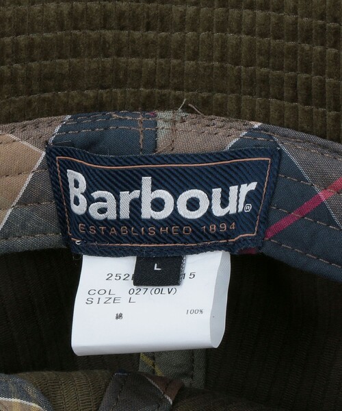 Barbour（バブアー）の「＜Barbour＞Westdale Cord Bucket Hat/コーデュロイ バケットハット（ハット・メンズ・オリーブ・L）」の7枚目の写真