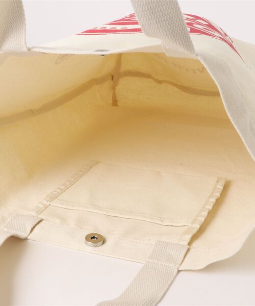 Dickies(ディッキーズ)の「【Dickies(ディッキーズ)】CANVAS TOTE BAG(ショルダーバッグ・レディース・レッド/オフホワイト・FREE)」の10枚目の写真