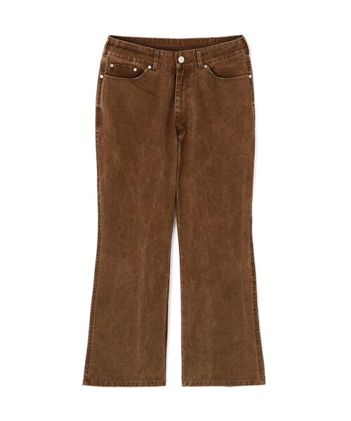 WHITELAND(ホワイトランド)の「WHITELAND/ホワイトランド/DUCK FLARE PANTS(その他パンツ・メンズ・ブラック/ブラウン・F)」の2枚目の写真