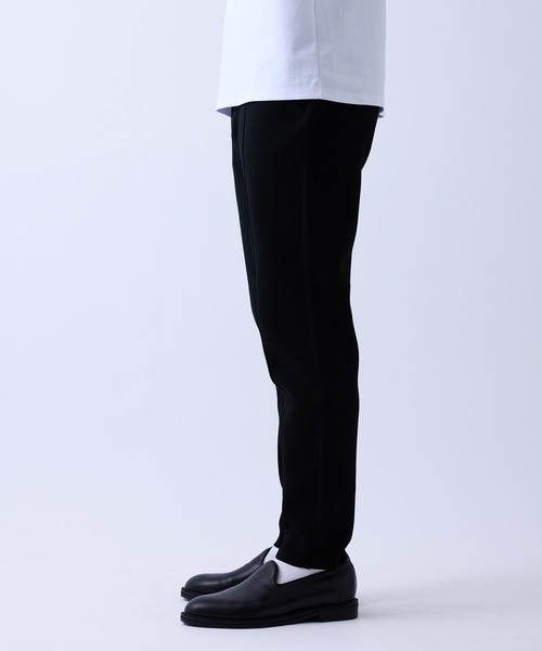 JUN STANDARD PICKS（ジュンスタンダードピックス）の「ミラノリブGOODフィットスラックス/セットアップ対応（スラックス・メンズ・ブラック/グレー・M/LL/L）」の14枚目の写真