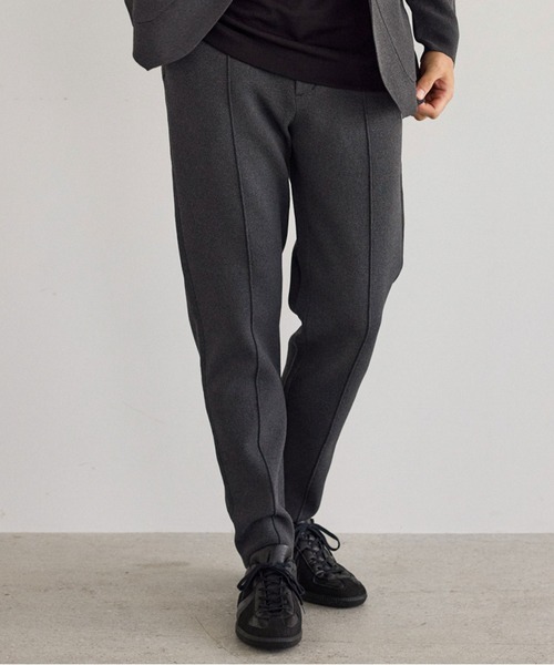 JUN STANDARD PICKS（ジュンスタンダードピックス）の「ミラノリブGOODフィットスラックス/セットアップ対応（スラックス・メンズ・ブラック/グレー・M/LL/L）」の17枚目の写真