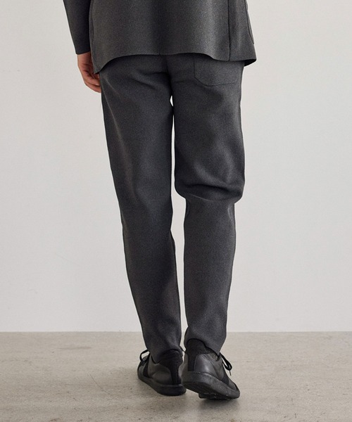 JUN STANDARD PICKS（ジュンスタンダードピックス）の「ミラノリブGOODフィットスラックス/セットアップ対応（スラックス・メンズ・ブラック/グレー・M/LL/L）」の16枚目の写真