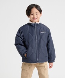 COMME CA ISM | 【オンライン限定カラー:ブラック】リバーシブル キルト×ボア ブルゾン(ブルゾン)