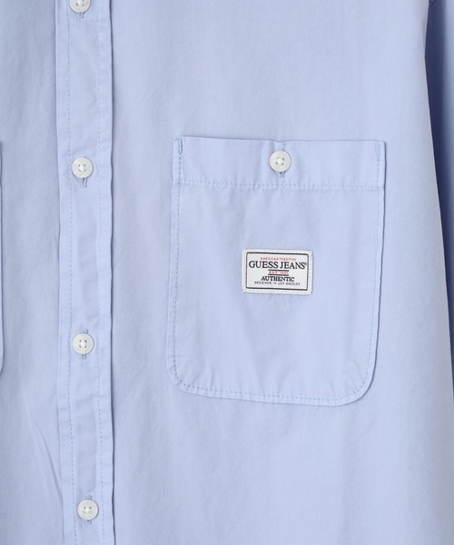 GUESS JEANS（ゲスジーンズ）の「GUESS JEANS GJ SS REG POCKET SHIRT ゲス ダブル胸ポケット（シャツ/ブラウス・メンズ・スカイブルー/ホワイト・XL/M/L）」の8枚目の写真
