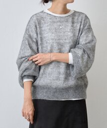 BEARDSLEY | シアーモヘア袖パフプルオーバー(ニット/セーター)