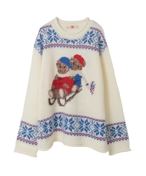 カールヘルムオズの魔法使いクマ柄プリントシャツ カールヘルム くまプリント シャツ カールヘルムオズの魔法使い