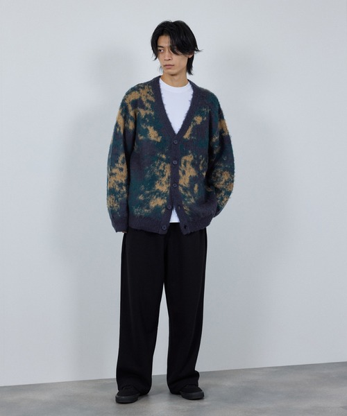 NAVY（ネイビー）の「nAvy モヘアタッチマーブルカーディガン ユニセックス（カーディガン/ボレロ・メンズ・ベージュ系その他/ブルー系その他/ネイビー系・L/M/S/XL）」の8枚目の写真