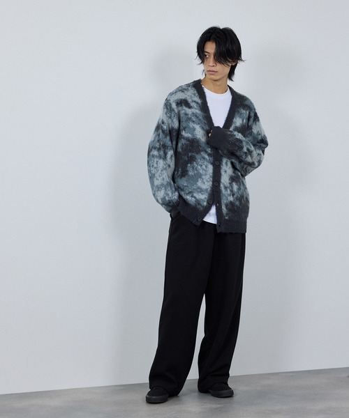 NAVY（ネイビー）の「nAvy モヘアタッチマーブルカーディガン ユニセックス（カーディガン/ボレロ・メンズ・ベージュ系その他/ブルー系その他/ネイビー系・L/M/S/XL）」の10枚目の写真
