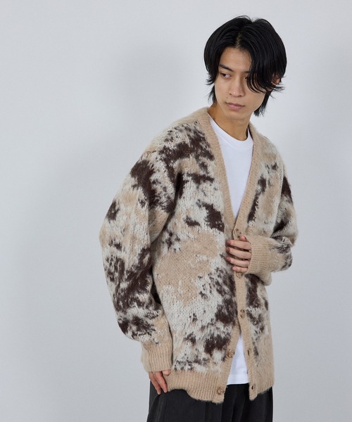 NAVY（ネイビー）の「nAvy モヘアタッチマーブルカーディガン ユニセックス（カーディガン/ボレロ・メンズ・ベージュ系その他/ブルー系その他/ネイビー系・L/M/S/XL）」の12枚目の写真