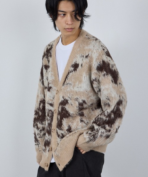NAVY（ネイビー）の「nAvy モヘアタッチマーブルカーディガン ユニセックス（カーディガン/ボレロ・メンズ・ベージュ系その他/ブルー系その他/ネイビー系・L/M/S/XL）」の18枚目の写真