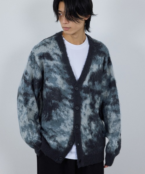 NAVY（ネイビー）の「nAvy モヘアタッチマーブルカーディガン ユニセックス（カーディガン/ボレロ・メンズ・ベージュ系その他/ブルー系その他/ネイビー系・L/M/S/XL）」の19枚目の写真