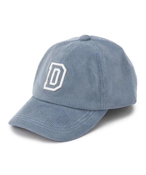 Dessin（デッサン）の「コーデュロイロゴCAP（キャップ・レディース・ライトベージュ/ライトブルー/ダークグレー・00）」の4枚目の写真