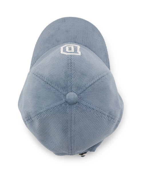 Dessin（デッサン）の「コーデュロイロゴCAP（キャップ・レディース・ライトベージュ/ライトブルー/ダークグレー・00）」の6枚目の写真