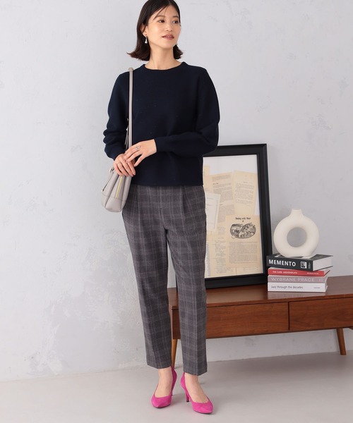 GALLORIA(ギャローリア)の「【キレメクパンツ】2WAYストレッチ起毛ゆるテーパードパンツ(その他パンツ・レディース・ブラック/オフホワイト/グレー/チャコールグレー・S/M/L/LL)」の16枚目の写真