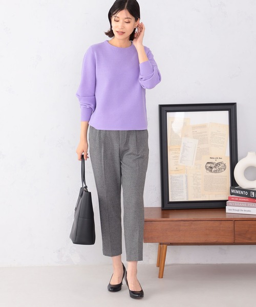 GALLORIA(ギャローリア)の「【キレメクパンツ】2WAYストレッチ起毛ゆるテーパードパンツ(その他パンツ・レディース・ブラック/オフホワイト/グレー/チャコールグレー・S/M/L/LL)」の20枚目の写真