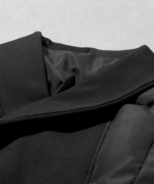 antiqua(アンティカ)の「異素材リブ切替中綿ジャケット(その他アウター・レディース・ブラック・ONESIZE)」の18枚目の写真