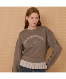 KIRSH（キルシー）の「KIRSH Pigment-Dyed Cropped Sweatshirt　ピグメント ダイアーチ チェリー クロップ スウェット（スウェット）」