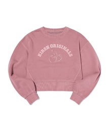 KIRSH（キルシー）の「KIRSH Pigment-Dyed Cropped Sweatshirt　ピグメント ダイアーチ チェリー クロップ スウェット（スウェット）」