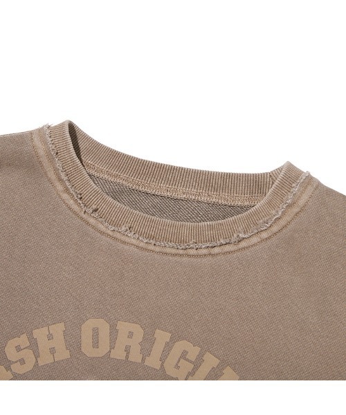 KIRSH（キルシー）の「KIRSH Pigment-Dyed Cropped Sweatshirt　ピグメント ダイアーチ チェリー クロップ スウェット（スウェット・レディース・ブラウン/グレー/ピンク・1）」の11枚目の写真