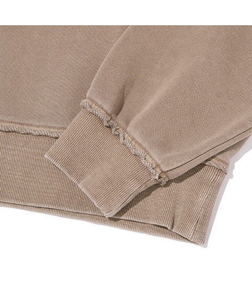 KIRSH（キルシー）の「KIRSH Pigment-Dyed Cropped Sweatshirt　ピグメント ダイアーチ チェリー クロップ スウェット（スウェット・レディース・ブラウン/グレー/ピンク・1）」の13枚目の写真