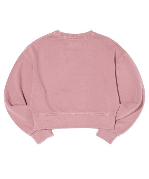 KIRSH（キルシー）の「KIRSH Pigment-Dyed Cropped Sweatshirt　ピグメント ダイアーチ チェリー クロップ スウェット（スウェット・レディース・ブラウン/グレー/ピンク・1）」の15枚目の写真