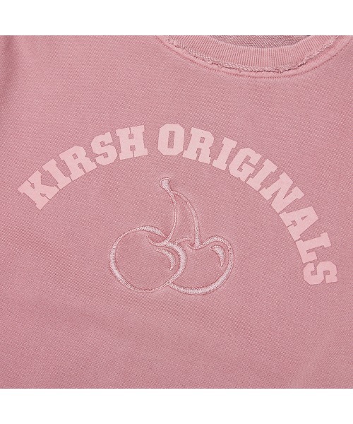 KIRSH（キルシー）の「KIRSH Pigment-Dyed Cropped Sweatshirt　ピグメント ダイアーチ チェリー クロップ スウェット（スウェット・レディース・ブラウン/グレー/ピンク・1）」の17枚目の写真