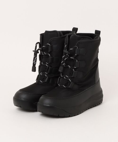 ASBee（アスビー）の「sesenta セセンタ レディース ボア付きキルティングウィンターブーツ【防水/ガラス繊維配合ソール/幅広/防寒/あったかボアライナー】 250516（ブーツ・レディース・ブラック/アイボリー・23.0cm/23.5cm/24.0cm/24.5cm/25.0cm）」の2枚目の写真